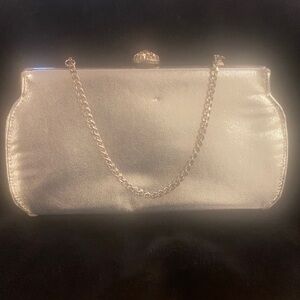 Elegant Silver Clutch Bag